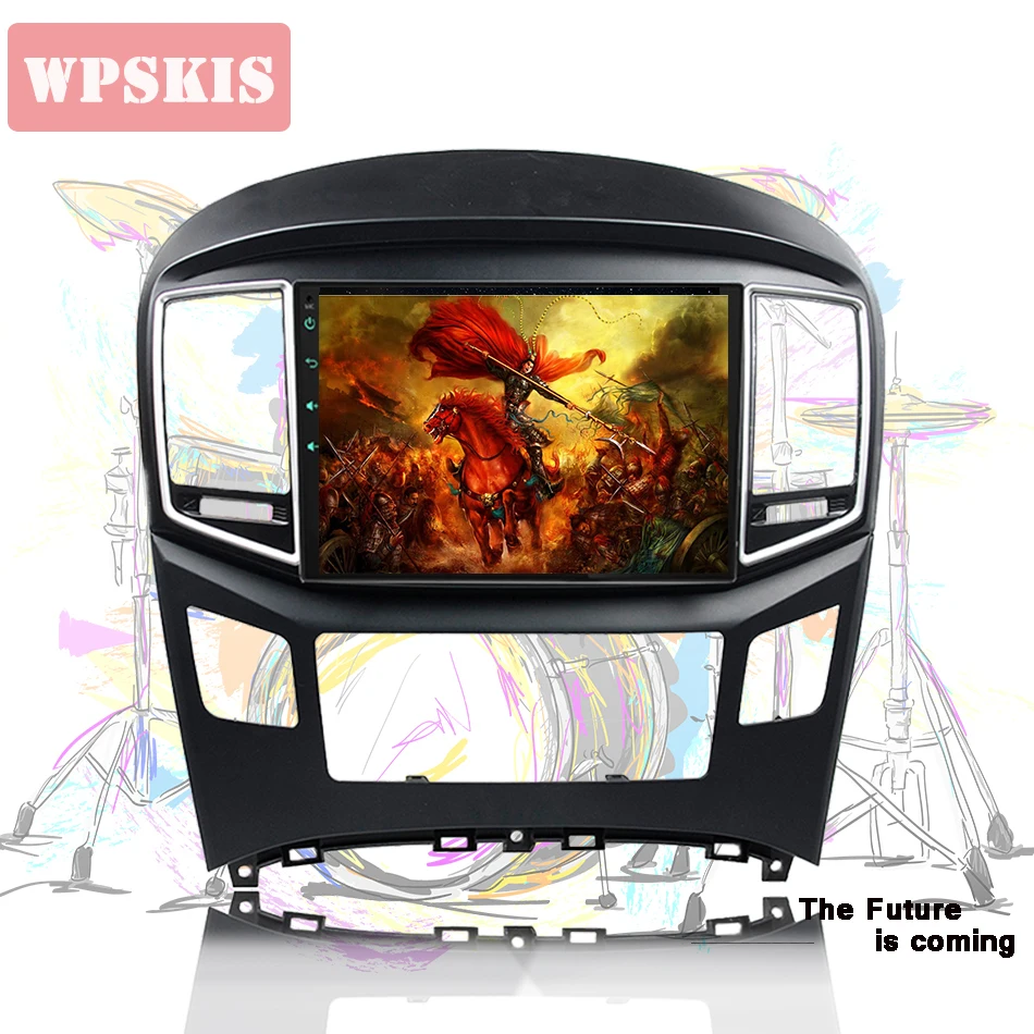 9 дюймов 2 din Android 10,0 4G Автомобильный dvd-плеер для hyundai H1 Grand Starex-18 радио магнитофон видео Gps wifi RDS usb аудио