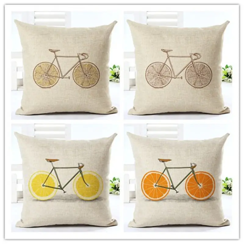 Наволочка с цифровой печатью забавная наволочка фруктовым рисунком для