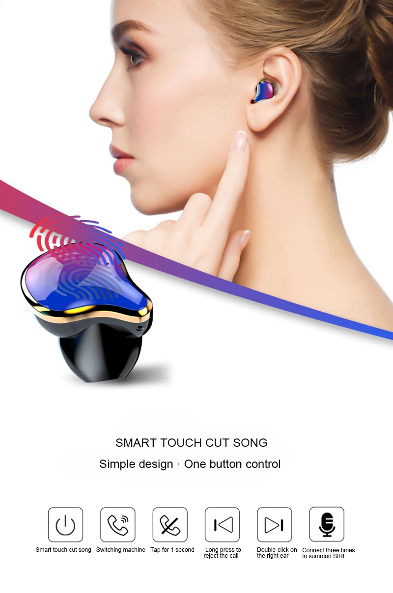 GYKZ беспроводной Bluetooth 5,0 наушники Волшебные Пламенные ушные наушники-Крючки гарнитура зарядка наушник 6D объемные спортивные музыкальные наушники
