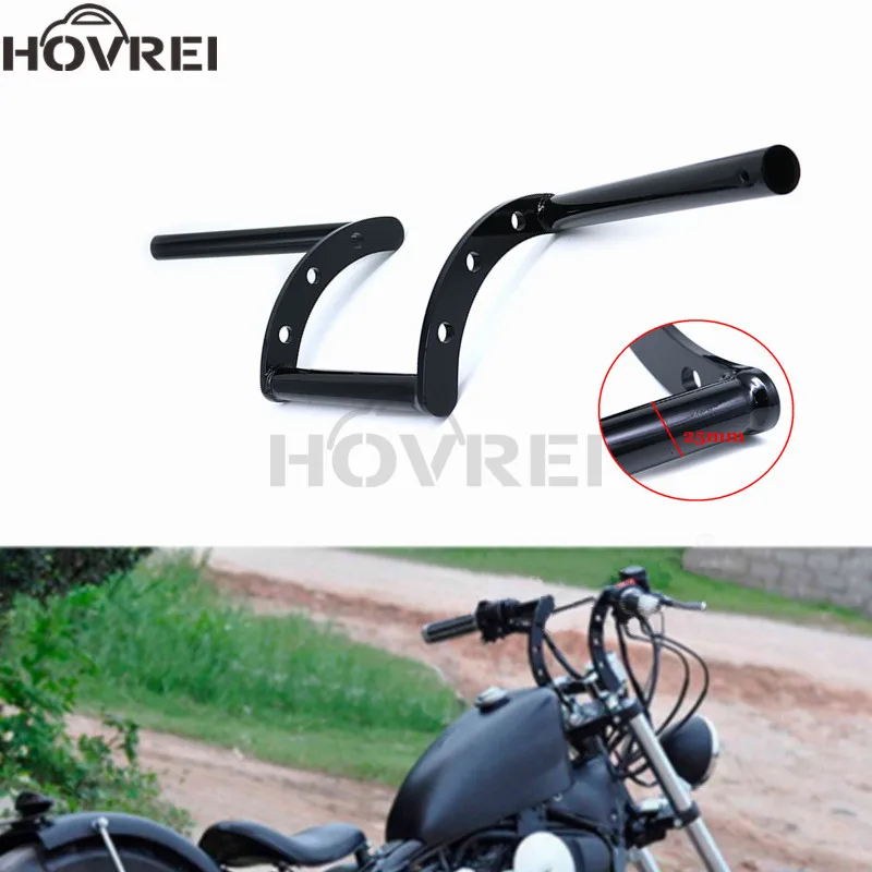 Универсальный 1 &quotмотоцикл 25 мм Z Drag Bars руль для Harley Dyna Sportster Cafe Racer Custom|Руль