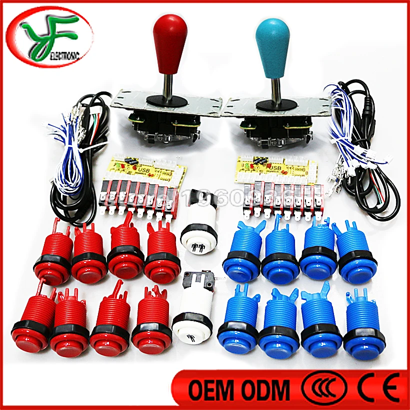 Аркадный шкаф набор для самостоятельной сборки Sanwa Style джойстик + Mame USB к ПК