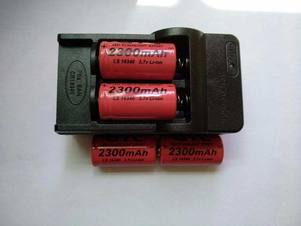 4 перезаряжаемых литий ионных аккумулятора 16340 CR123A 2300 мАч 3 7 в cr123 + 1 шт. зарядное