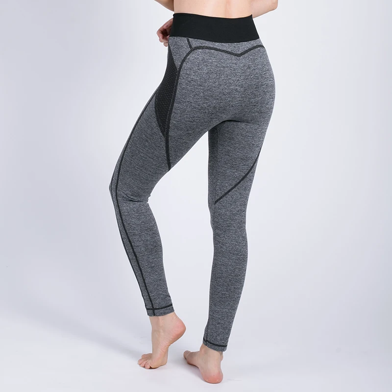 Новый Высокая Талия Для женщин леггинсы узкие брюки модные дышащие летние Фитнес