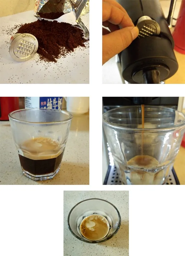 Capsulone металлическая капсула из нержавеющей стали совместима с Nespresso машина