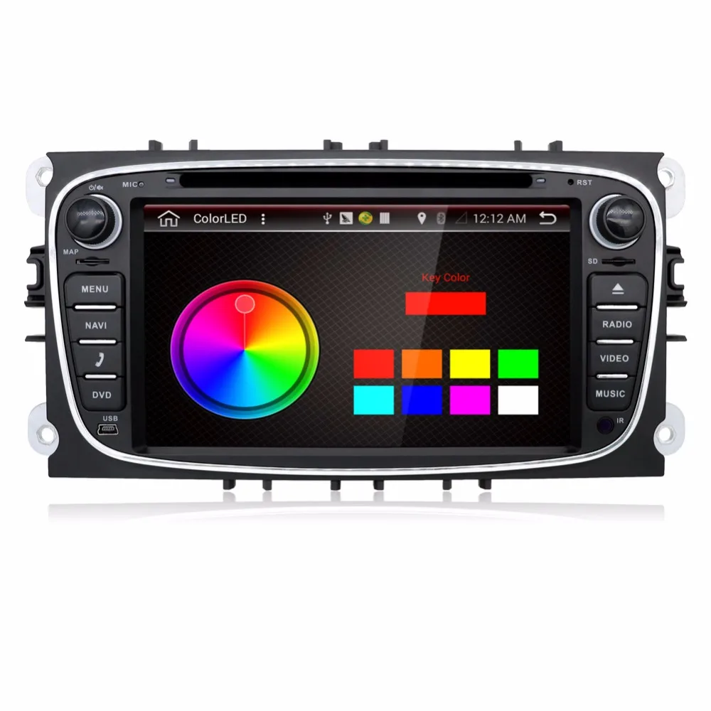 KLYDE 2 Din " Android 8,1 8 ядерный для FORD FOCUS MONDEO S-MAX подключения 2008-2011 Android 7,1 четырехъядерный автомобильный радиоприемник