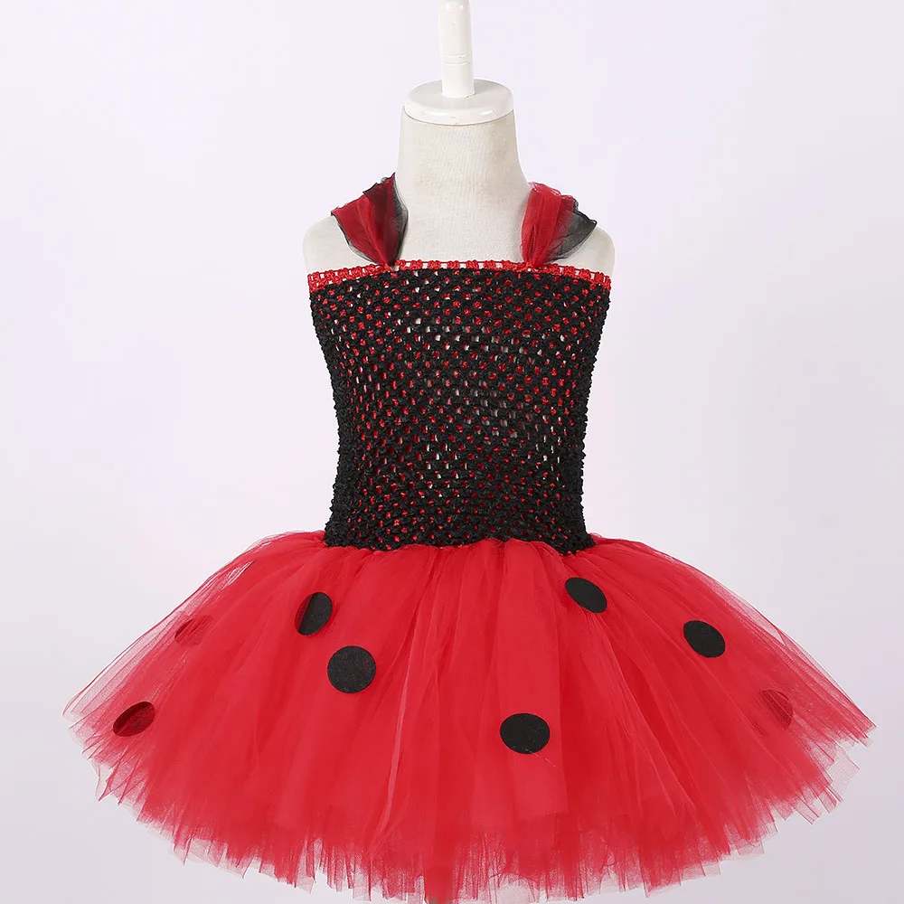 Платье-пачка для девочек цвет красный черный первого дня рождения фотосессии