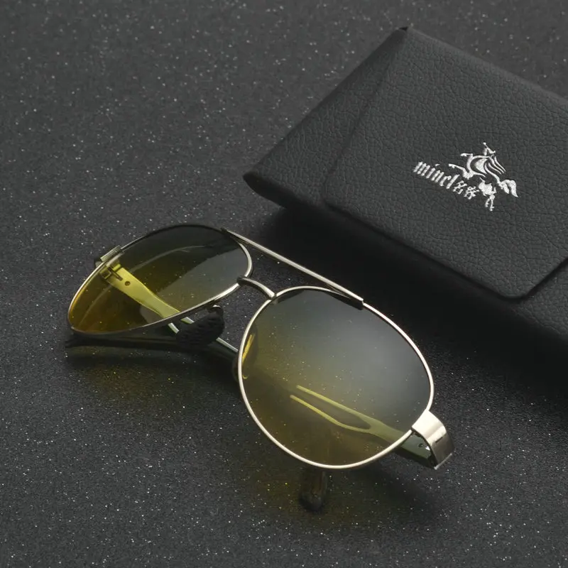 2017 поляризованные солнцезащитные очки ночного видения для вождения мужские