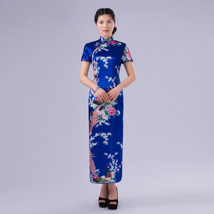 Женское длинное платье Qipao вечернее с длинным рукавом 6 цветов|dress iphone|clothing manufacturers