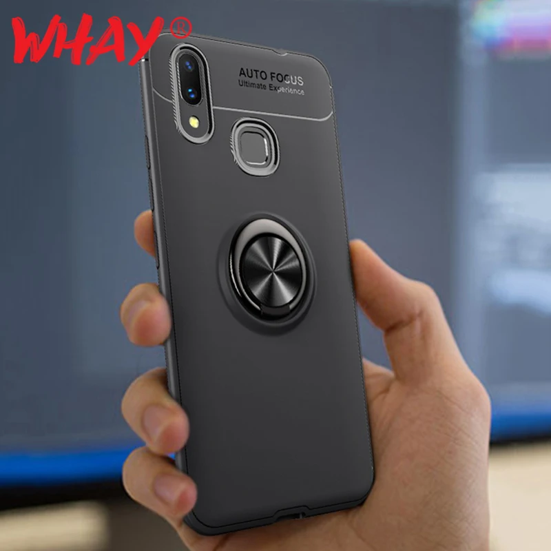 Магнитный чехол для Huawei Nova 3 3i силиконовый из ТПУ с кольцом держателем P20 Lite 2 2S Y5 Y9