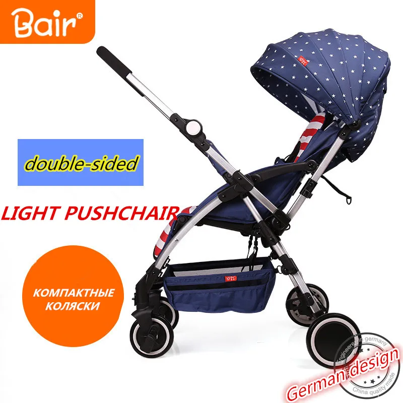 Bair baby stroller two-way ultra-light portable folding umbrella car summer Carriage Baby Pram Travel Portable Lightweight | Мать и