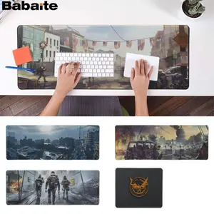 Babaite Персонализированная крутая модная игровая коврик для мыши Tom Clancy's The Division 2 из натурального каучука, резиновый компьютерный игровой коврик