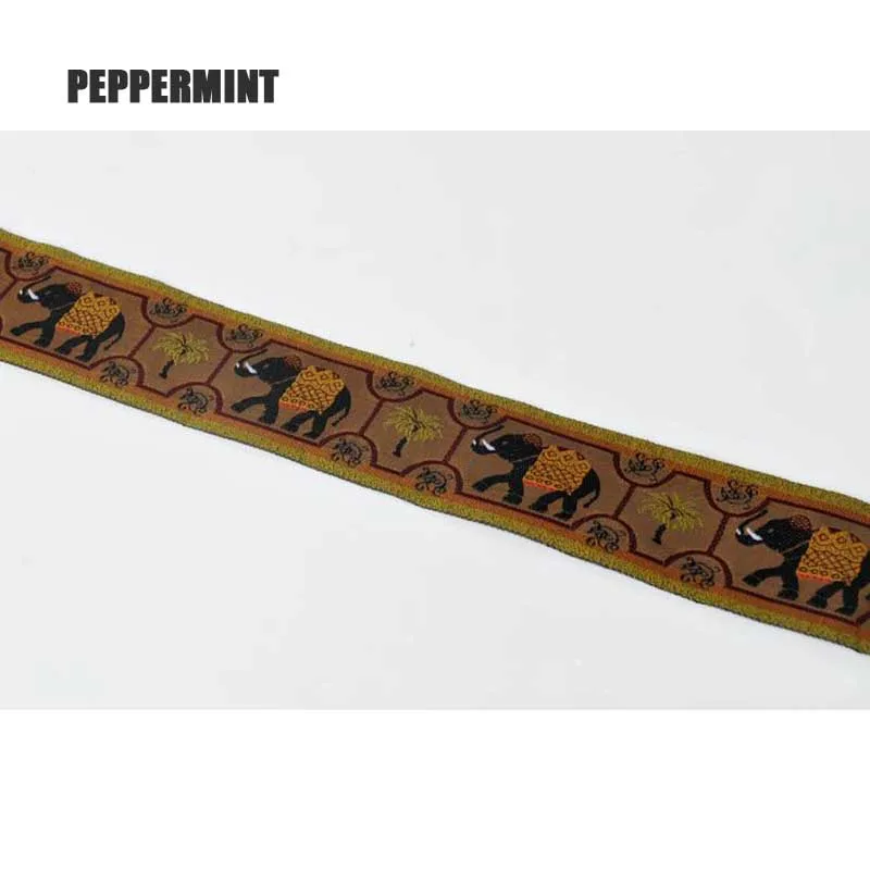 1 ярд 5 см кружевная винтажная лента с вышивкой слона отделка в стиле бохо