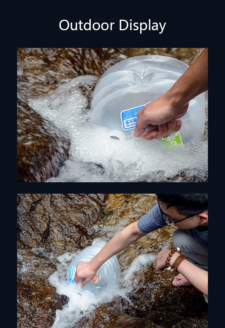 Naturehike открытый контейнер для воды складной мешок для воды складная бутылка для воды портативный 5L 10L 15L ведро с краном Открытый Кемпинг