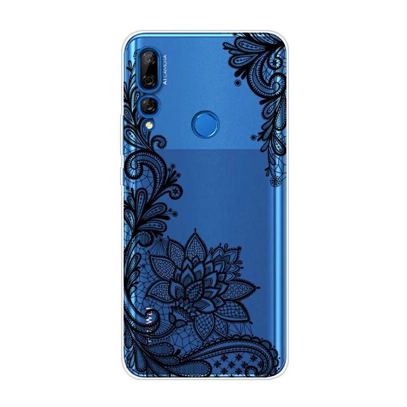 Чехол для Huawei Y9 2019 Мягкая силиконовая задняя крышка из ТПУ с мультяшным рисунком