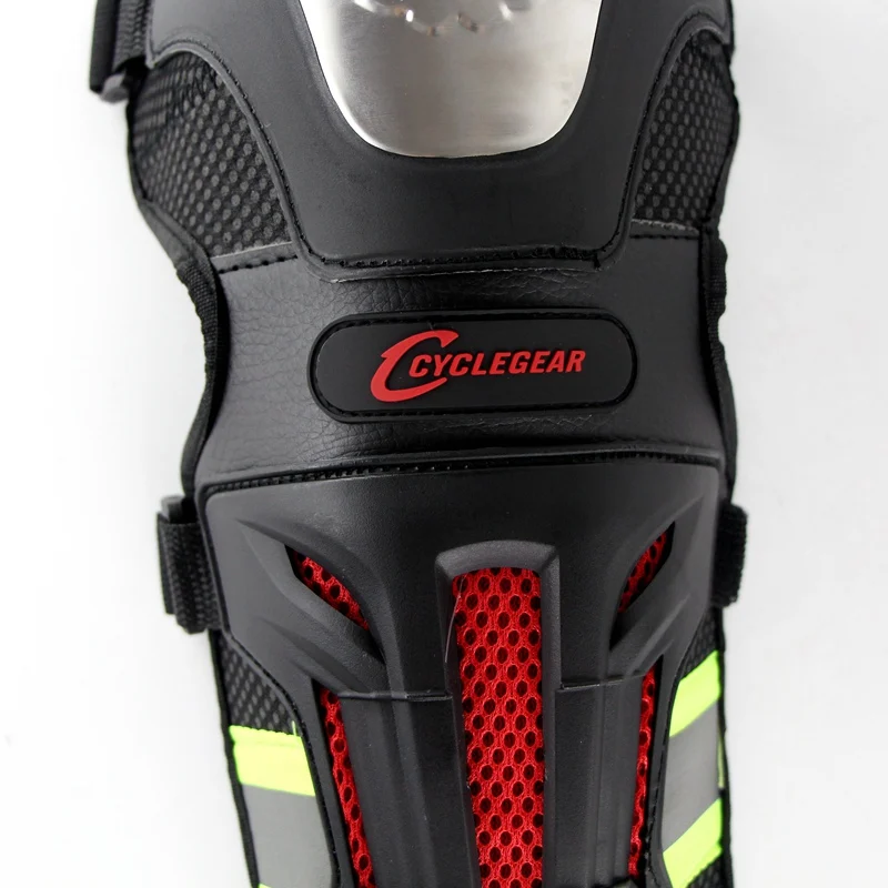 Cyclegear защита колена из нержавеющей стали для мотоцикла защитное снаряжение езды