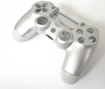 Silver White PS4 корпус для игрового контроллера чехол полное покрытие спереди и длинное сзади жесткий верх Корпус Крышка для sony Playstation 4 Dualshock 4 геймпад чехол - Цвет: Silver White
