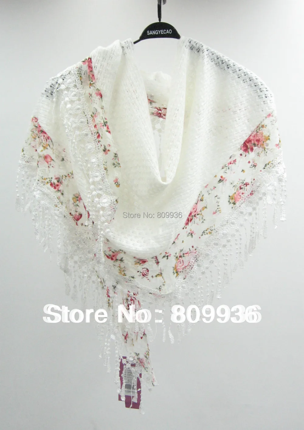 Бесплатная доставка выход фабрики! Женщины женщина мода шарф Женская цветок