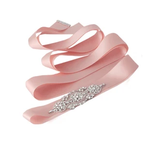 pink TRiXY S05 женские Стразы свадебное платье со стразами пояс кристалл свадебные пояса свадебное платье аксессуары - Цвет: pink