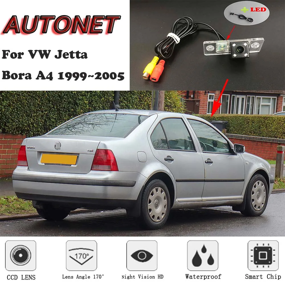 Осенняя HD камера ночного видения заднего вида для Volkswagen VW Jetta MK4/Bora A4 1999 ~ 2005