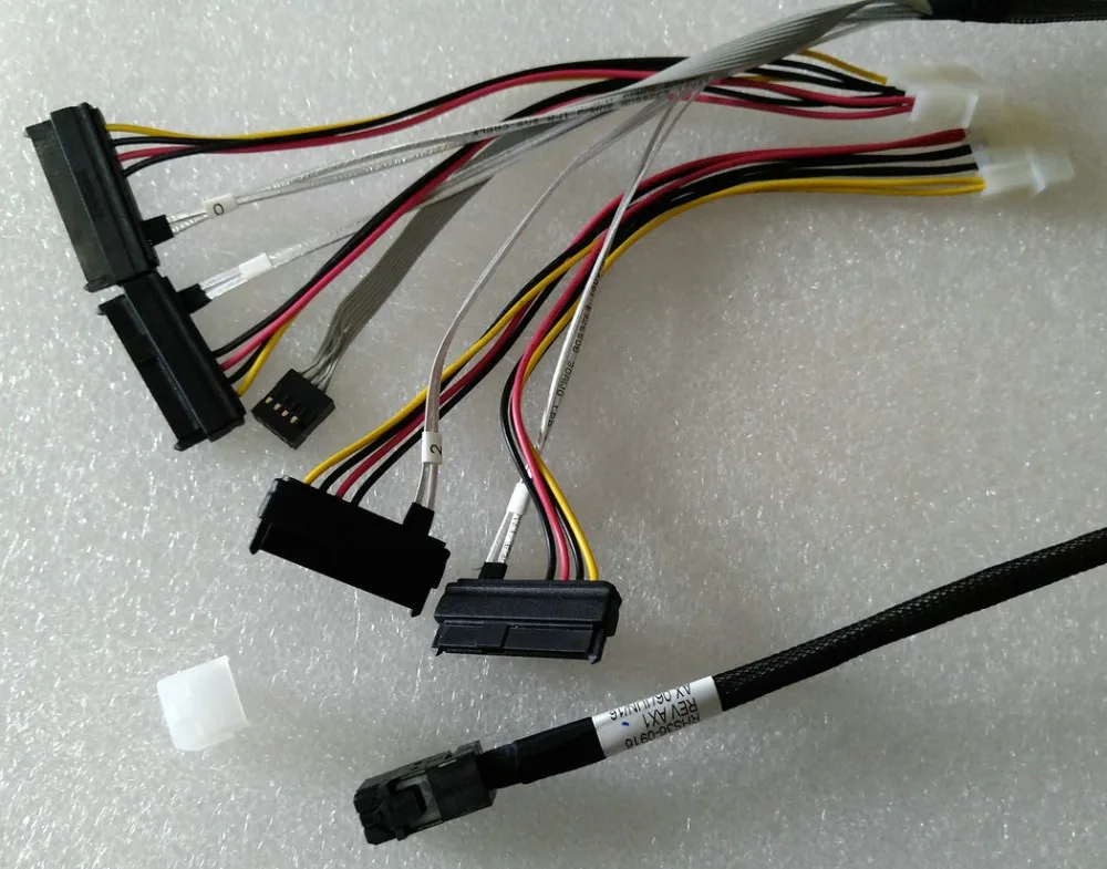RaidStorage Amphenol новая женская модель SFF8643 Mini-SAS HD MiniSAS To SFF 8482 SAS 29Pin 4Pin Power 12 RHS36-0916 RAID