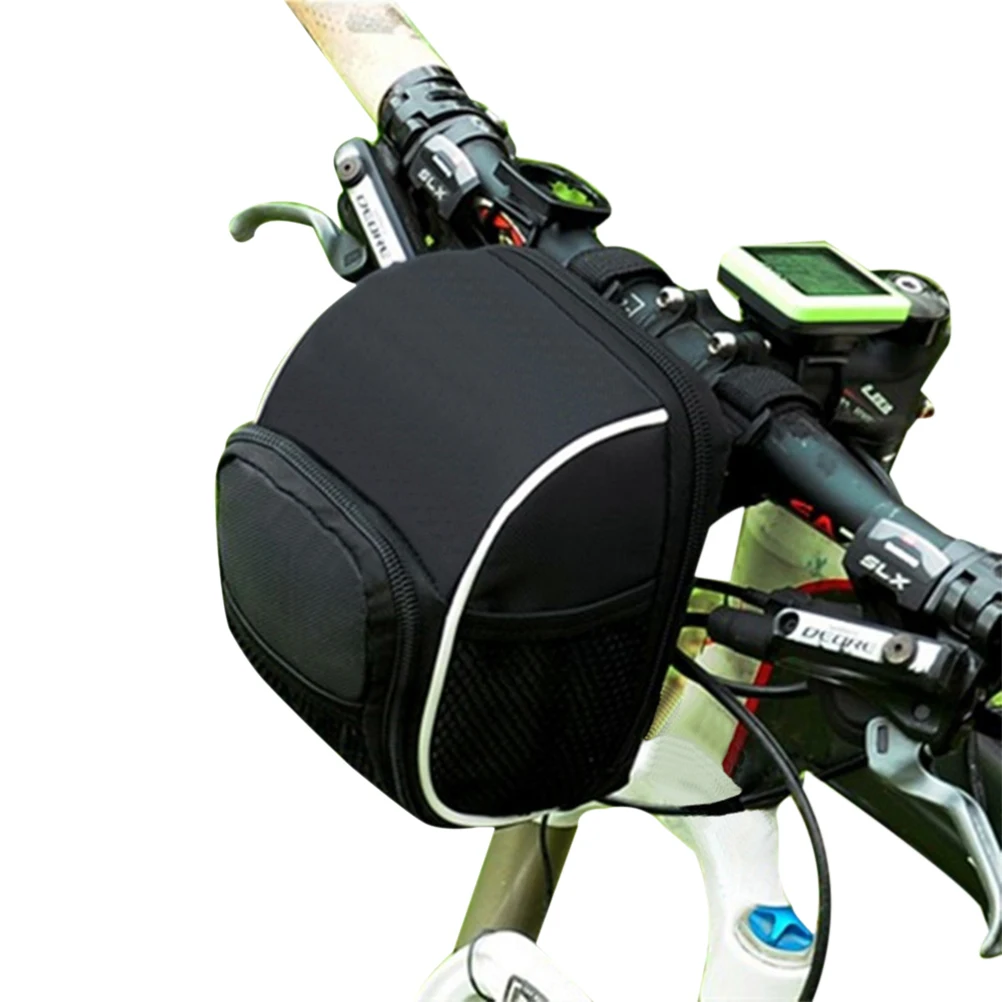 

Водонепроницаемая велосипедная сумка из ткани Оксфорд, вместительный ранец на руль, сумка на руль, карман на плечо