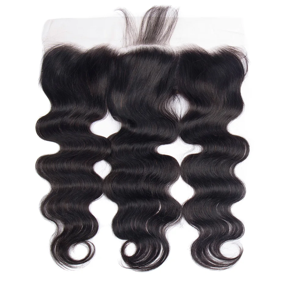 Предварительно сорванные Кружева Фронтальная Закрытие Волнистые Вирго волос