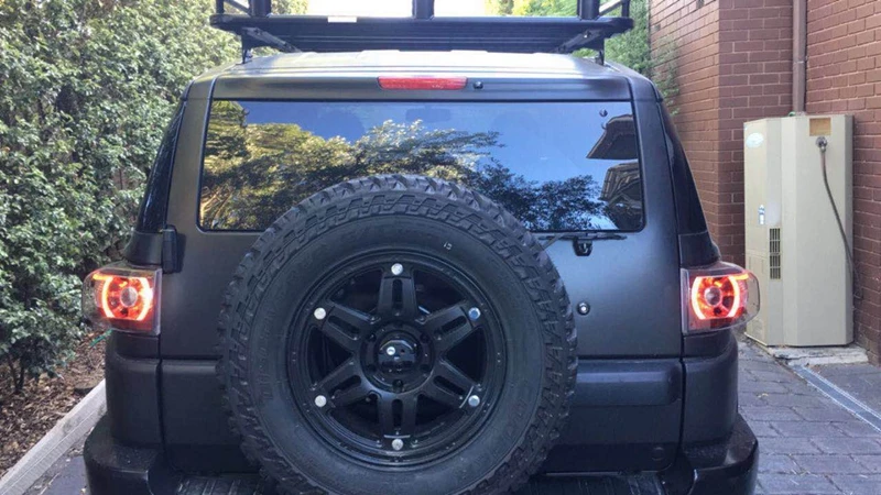 Vland автомобильный Стайлинг для Toyota FJ Cruiser 2007- светодиодный фонарь Halo HID ЛАМПА+ задние фары+ решетка