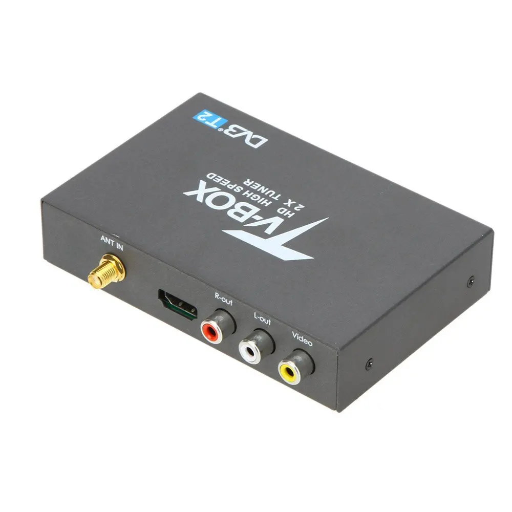 DVB T2 цифровой ТВ конвертер коробка быстрое декодирование мобильный