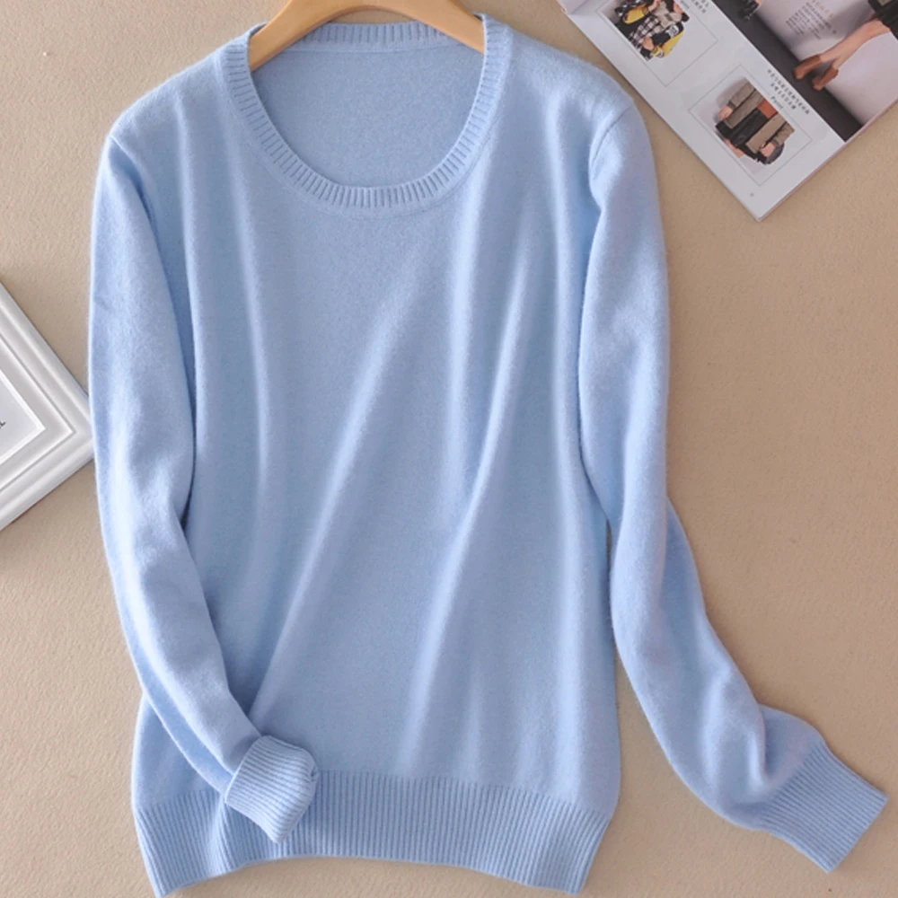 hot sale women sweater cashmere pullover 2017 spring new brand jumpers o neck sweaters 14colors lady clothes for girls knitwear free global shipping