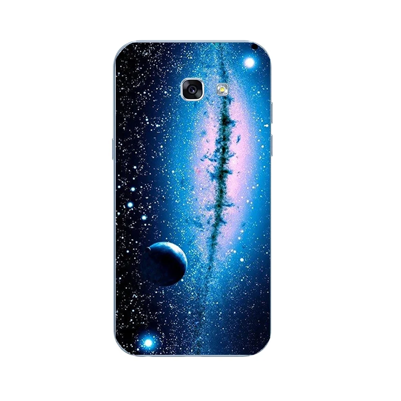 Для samsung Galaxy A7 TPU чехол для телефона для A320 A520 A720 оболочка прозрачная для A3 A5() Задняя крышка блестящая Звезда узор
