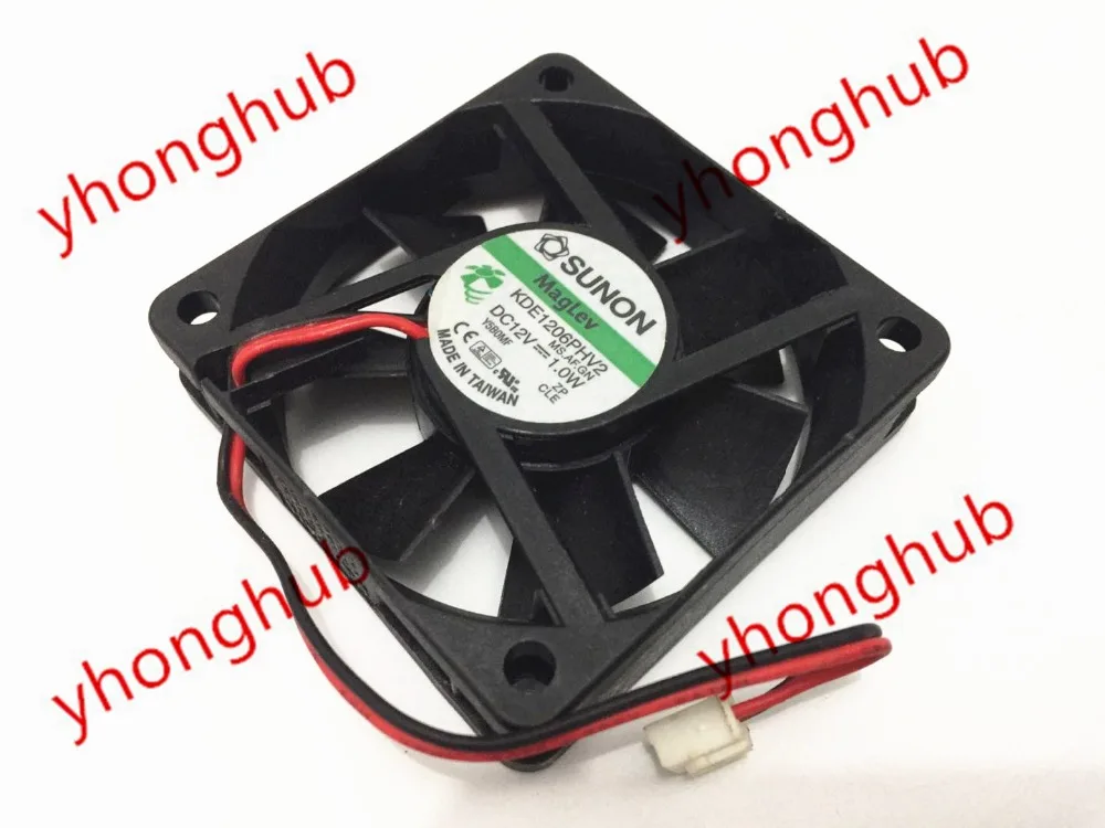 Вентилятор охлаждения сервера SUNON KDE1206PHV2 MS.AF.GN DC 12 В 1,0 Вт 60x60x15 мм