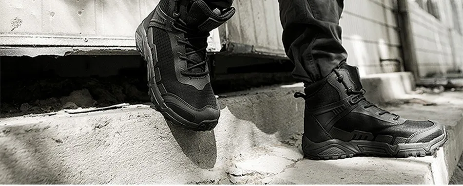 FREE SOLDIER outdoor sports tactical military men boots wear-resistant shoes for hiking climbing camping