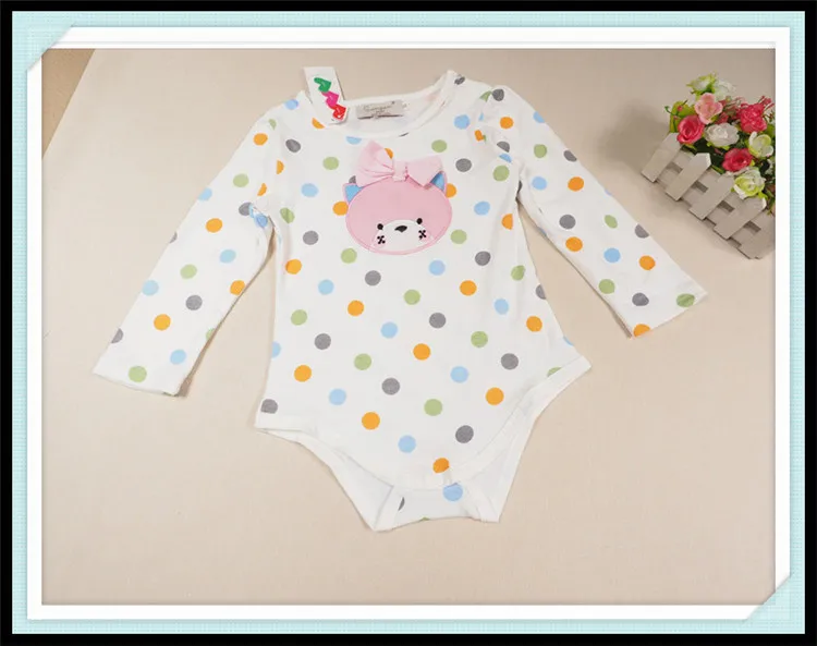 Lovely cat pattern baby girl suit 2 sets: Round dots triangle romper + pleated pink skirt Hot style On selling | Мать и ребенок
