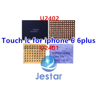 5 пара/лот (10 шт.) U2401 + U2402 ( 343S0694 BCM5976C1KUB6G) сенсорный экран ic для Iphone 6 S plus|ics for iphones|iphone