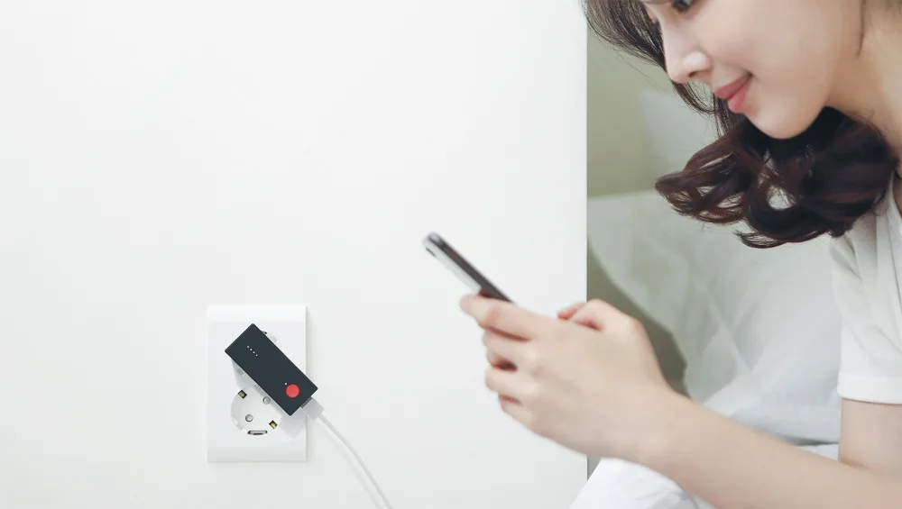 Xiaomi Youpin SOLOVE 2 в 1 зарядное устройство и внешний аккумулятор для путешествий 5000 мАч портативный универсальный Штепсель компактный адаптер для США, ЕС, Великобритании