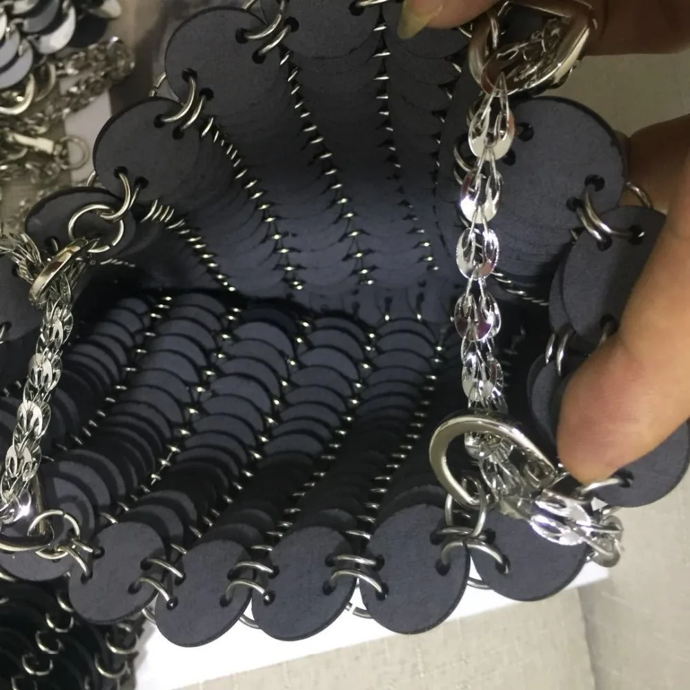 Весна блеск сумки с пайетками дизайн маленькое ведро сумка женская кожаная женская мини сумка через плечо с цепочкой