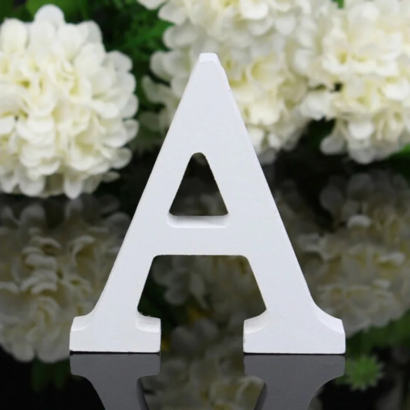 Свадебные украшения креативные A-Z деревянные буквы алфавит слово свободно стоящая Свадебная вечеринка домашний декор