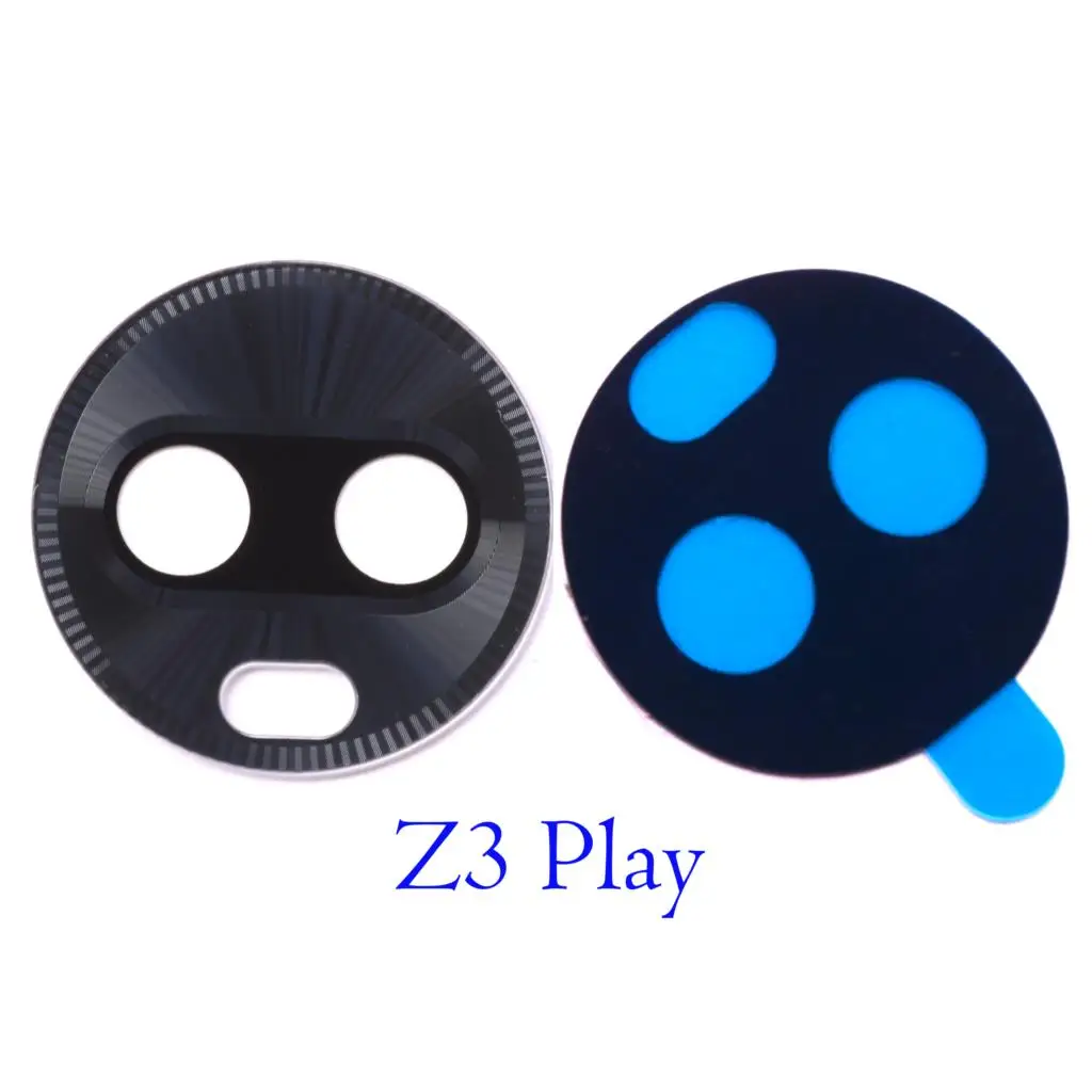 

10pcs/lot New original rear back camera glass lens with sticker for Motorola Moto Z3 play XT1929