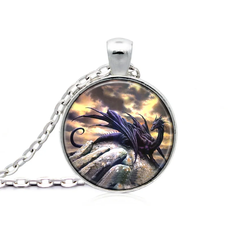 Ожерелье с драконом расписанное вручную ожерелье подвеской драгоон цепочка для