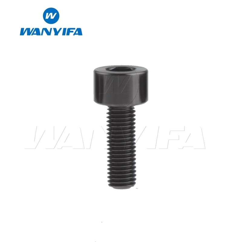M6x16 Black Wanyifa клеймо Винт С Титановым болтом M6x10 15, 16, 18, 20, 25 30 35, 40 45 50 55 60 мм для Велосипедный дисковый тормоз - Цвет: M6x16 Black