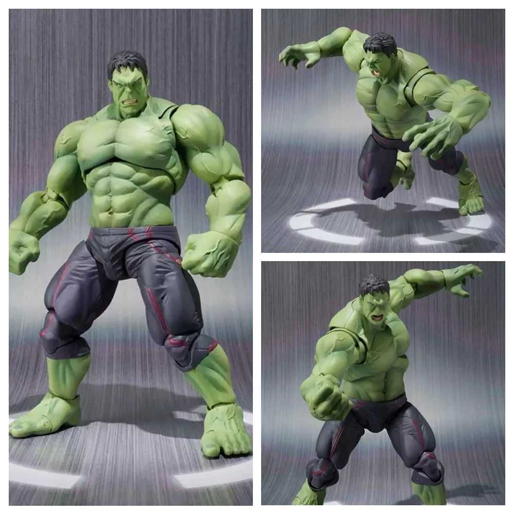 Фигурки героев Marvel супергероев Халк двигающиеся 20 см рождественский подарок