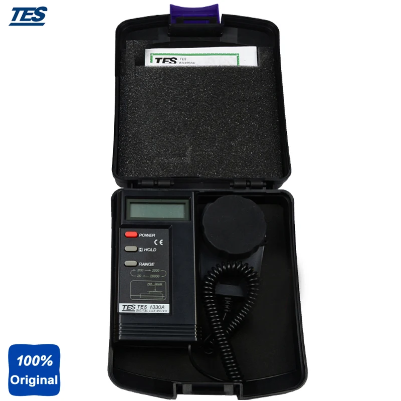TES-1330A портативный цифровой измеритель освещенности с коррекцией угла |