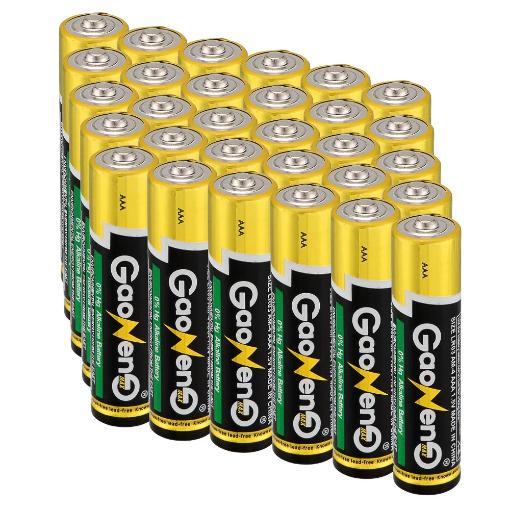 Новое поступление General48pcs Gaoneng AAA щелочные батареи 1 5 v навальные Батареи Игрушка