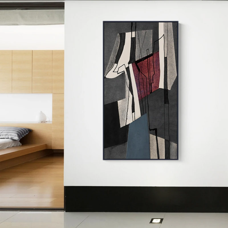 Modern Abstract Canvas Painting Geometry Wall Pictures For Living Room Home Decor Posters And Prints Art Nordic HD Poster | Дом и сад