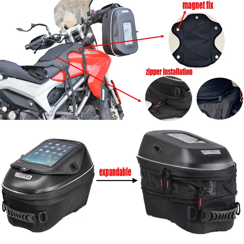 

Motorcycle Mechanical Ring and Magnet Tank Bag Waterproof Racing Package Bags for Suzuki GSX R 600/750/650F/1250F