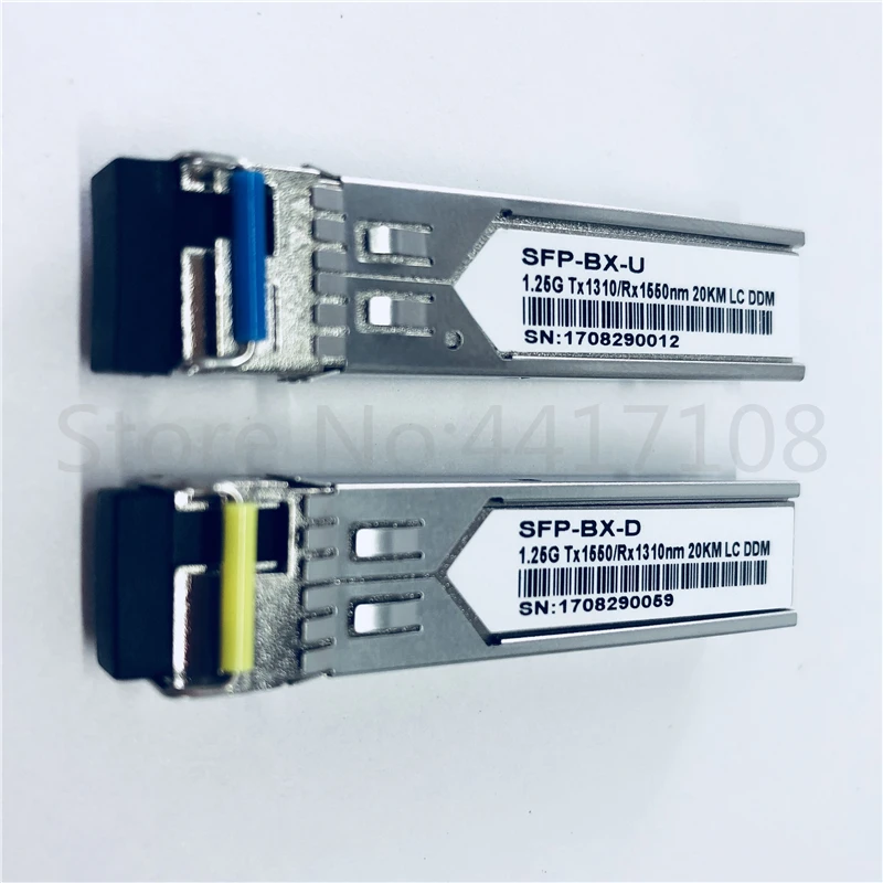 1,25 ГБ/сек. 20 км LC sfp Волокна Горячие Подключаемый модуль BiDi 1310nm/1550nm 20 км WDM модулем программирования в производственных условиях LC коммутатор совместим