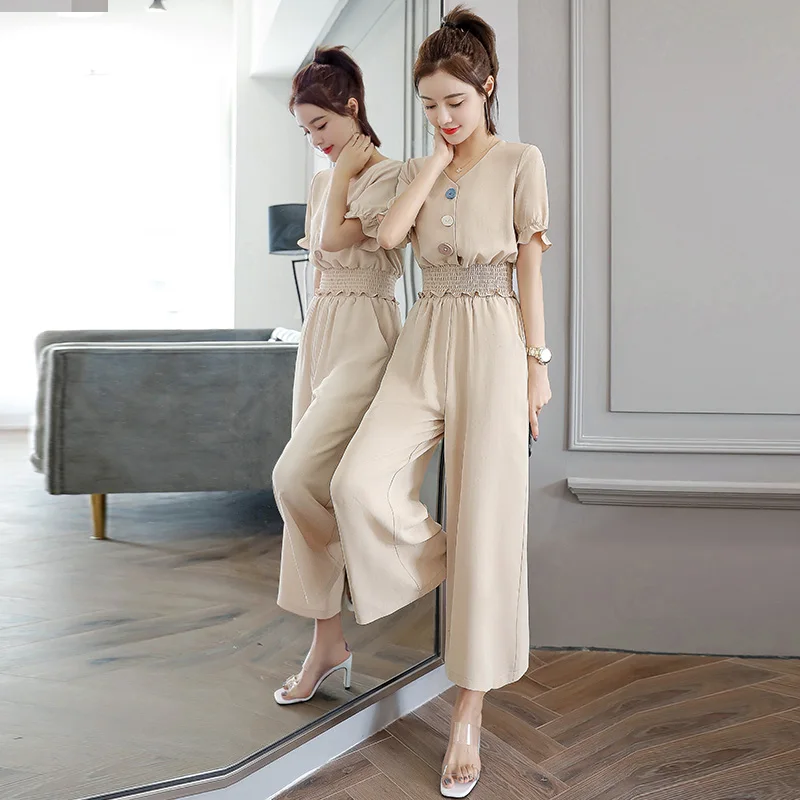 Модный женский летний костюм богини офисный комплект из двух предметов для