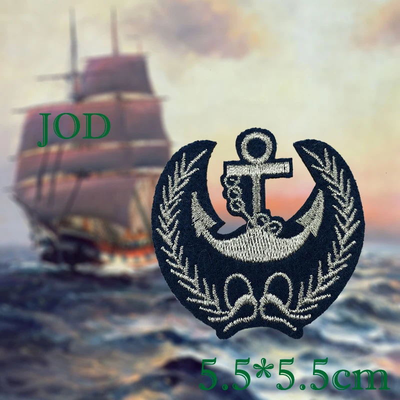 JOD 5 5*5 см якорь темно синий тактический военный патч наклейки для аппликаций