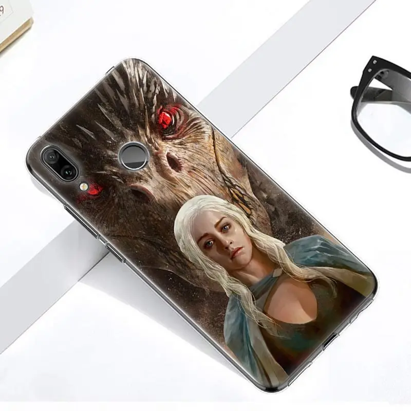 Горячая Распродажа силиконовый чехол для телефона daeneris Targaryen Game of Throne для huawei mate 10 20 Lite Pro Enjoy 9S Y9 Y7 Y6 Y5 Pro