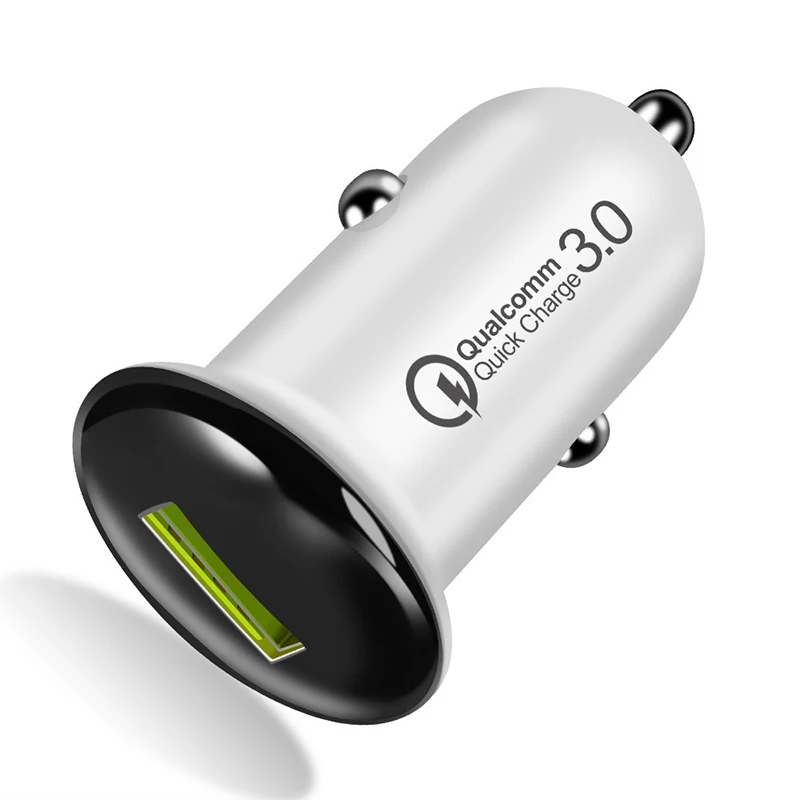 Быстрое зарядное устройство ICV 18 Вт QC3.0 автомобильное быстрое USB-адаптер для